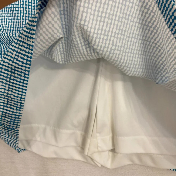 New IZOD Blue White X-Treme Function Golf Stretch Athletic Skorts size 16 - Picture 4 of 11